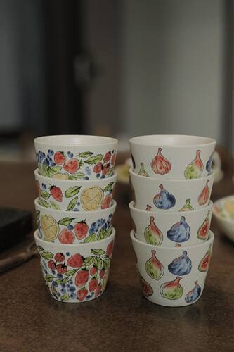 猪口杯子陶瓷景德镇手绘青花釉下彩咖啡杯子高级感家用办公主人杯