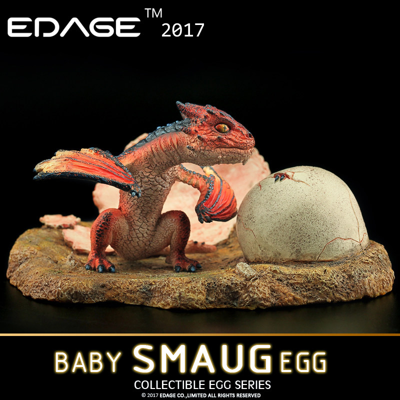 香港EDAGE伊甸纪指环王 史矛革蛋宝宝 霍比特人魔界恶龙雕塑树脂