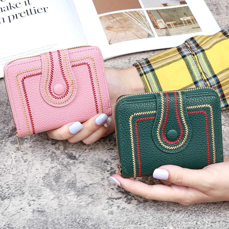 新款小钱包女短款潮款银行卡套包多卡位防消磁卡包钱包一体女钱夹,箱包皮具/热销女包/男包,钱包,淘宝优惠券,粉丝福利购,淘宝优惠卷