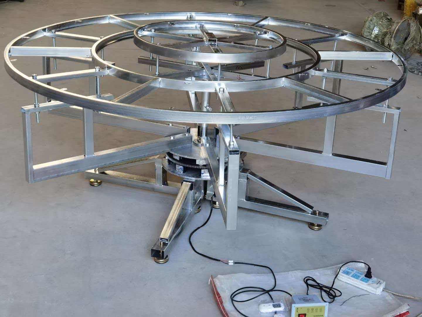 落地钢架电动转盘饭店餐桌转芯自动旋转台遥控调速静音大圆桌底座,商业/办公家具,转盘,淘宝优惠券,粉丝福利购,淘宝优惠卷