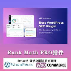 Rank Math PRO 排名数学搜索引擎排名优化WordPress SEO插件