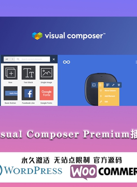 Visual Composer Premium 高级自定义页面设计生成多合一插件