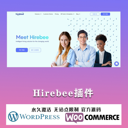 Hirebee 中文版 自由职业者兼职任务定价悬赏WordPress主题