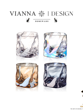 VIANNA丨FELIX菲克斯·威士忌玻璃杯啤酒杯洋酒杯子酒具水杯套装