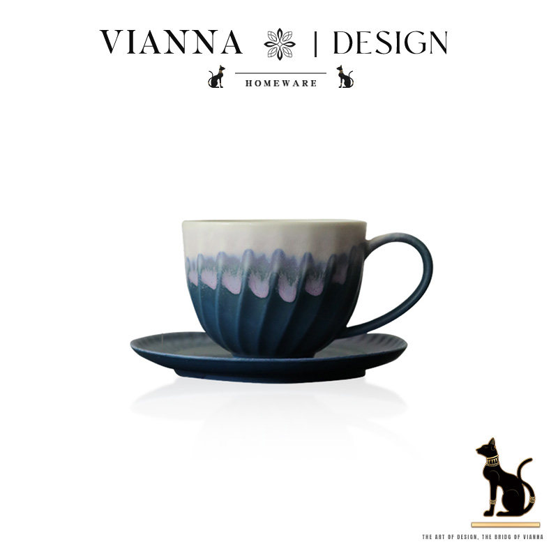 VIANNA日式窑变陶瓷咖啡杯拿铁杯