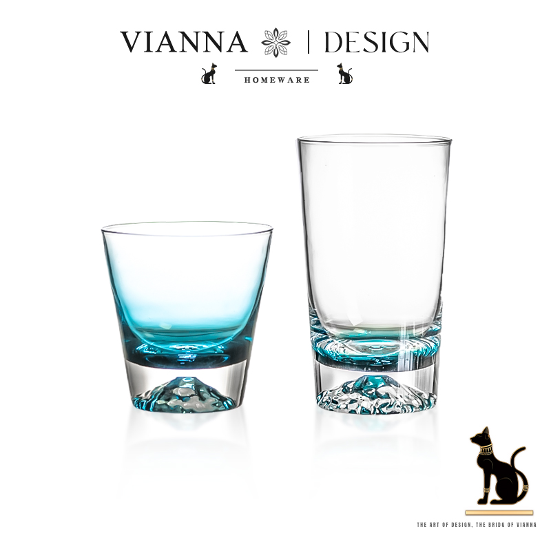 VIANNA日式冰山威士忌杯玻璃杯