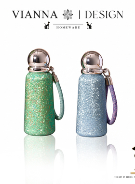 VIANNA丨浮球·AGSE彩色纯钛保温杯办公通勤便携手提水杯水瓶礼物