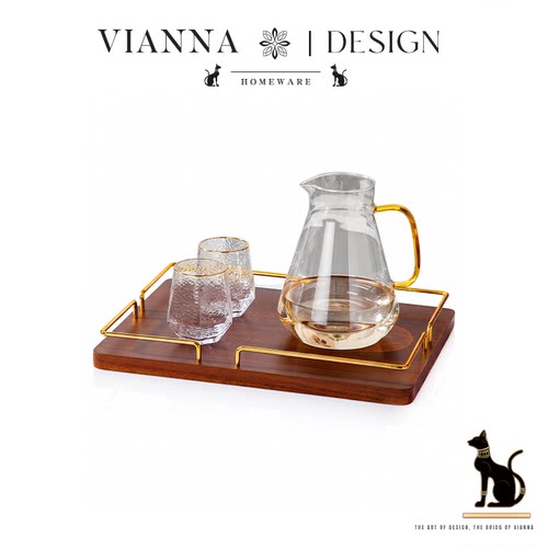 VIANNA轻奢相思木实木甜品果盘