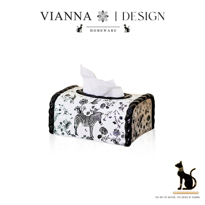 VIANNA法式中古陶瓷桌面纸巾盒