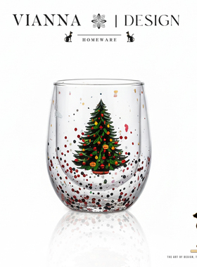 VIANNA丨雪景·SHEN高颜值双层玻璃杯耐高温水杯牛奶杯圣诞礼物