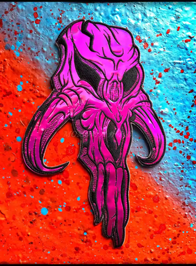 正品现货 CR 6” BUBBLEGUM MYTHOSKULL PATCH 星战款限量版臂章