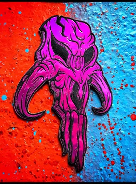正品现货 CR 10” BUBBLEGUM MYTHOSKULL PATCH 星战款限量版臂章