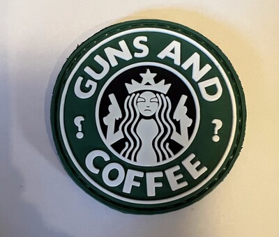 现货 Gun & Coffee 3D PVC Tactical Morale Patch 臂章 士气章