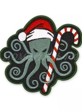 现货 PDW SPD Kraken Xmas 2022 Morale Patch 22年圣诞章鱼臂章