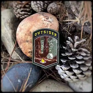 现货 PDW Outsider Sequoia Camp Flash 红杉树 露营地限量版臂章