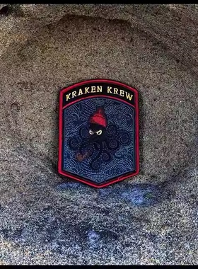 正品现货 PDW SPD Kraken Krew Flash Morale Patch 臂章 士气章