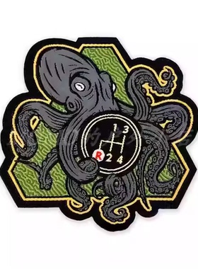 现货 PDW SPD X WTG Kraken Overland Morale Patch 章鱼款臂章