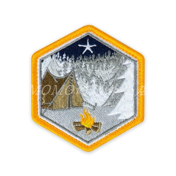 正品现货 PDW Campsite Xmas Star Morale Patch 2019圣诞款 臂章 运动包/户外包/配件 贴章/魔术贴章 原图主图