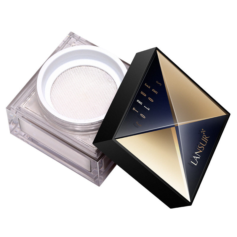 兰瑟本色清透持妆蜜粉 LANSUR清爽隐形毛孔定妆粉遮瑕散粉干粉