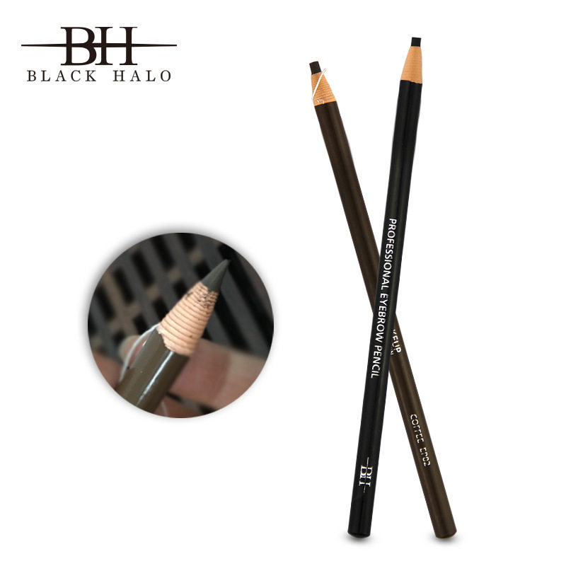 BH眉笔 专业眉形眉型黑色眼线笔 1818拉线眉笔 保湿防晕染防水眉