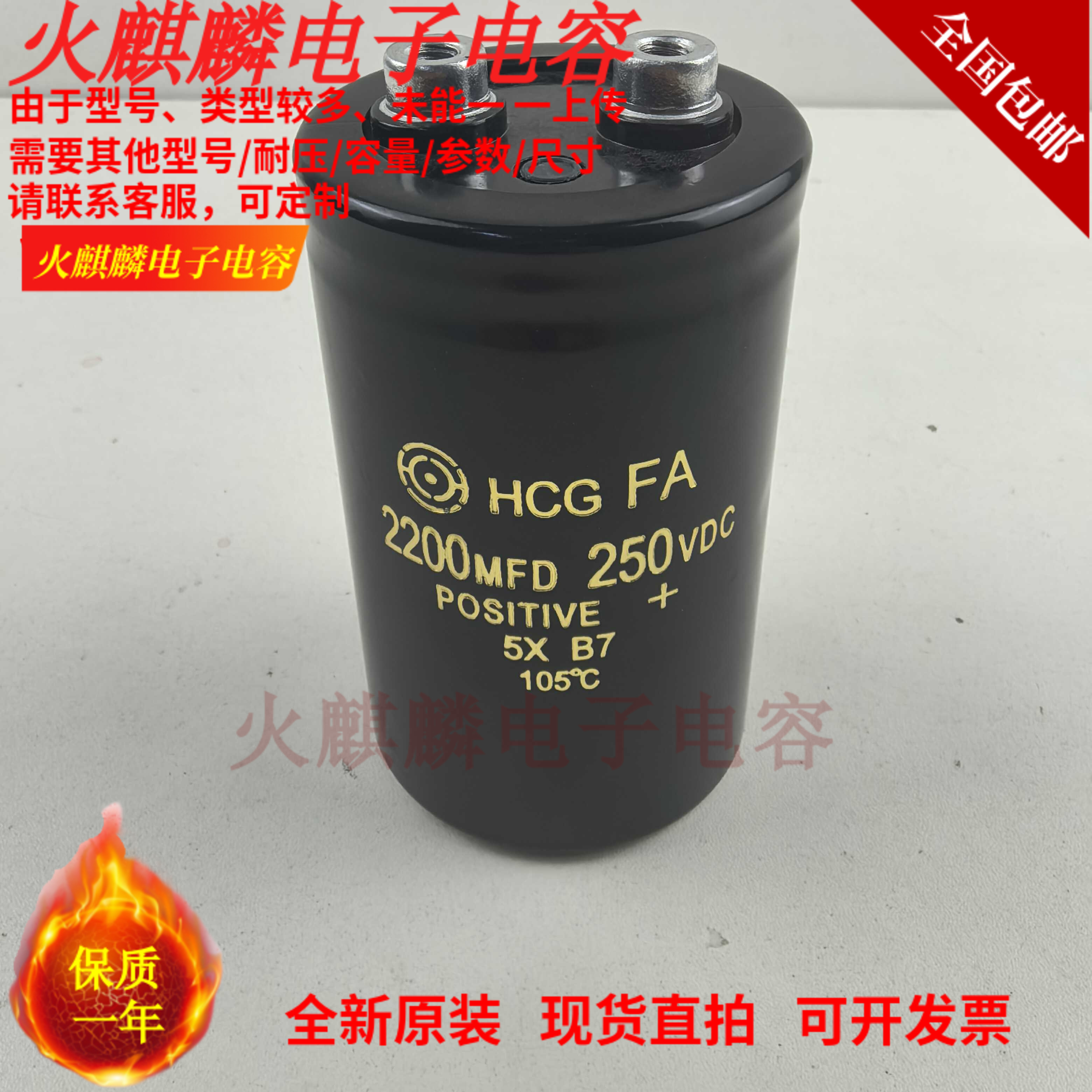 250V2200UF全新原装进口电解电容