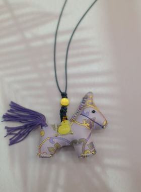 新中式宋锦桑蚕丝马上有钱项链