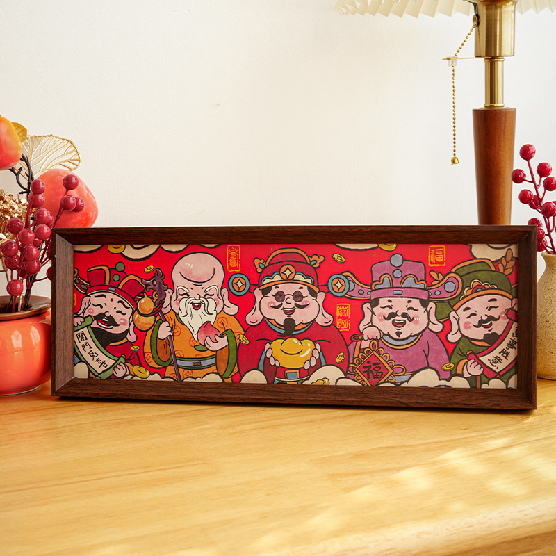 财神爷桌面摆件家用乔迁新居礼品