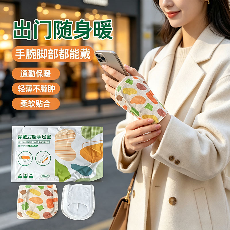 穿戴式自发热暖手足宝冬季保暖