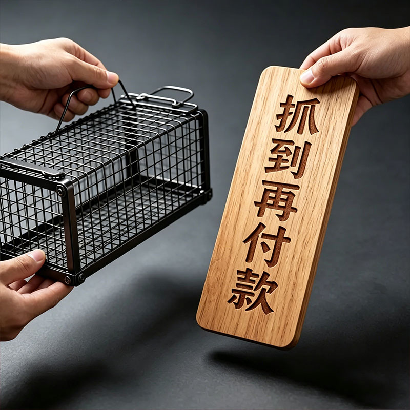 高灵敏卡扣捕鼠笼家用安全无害