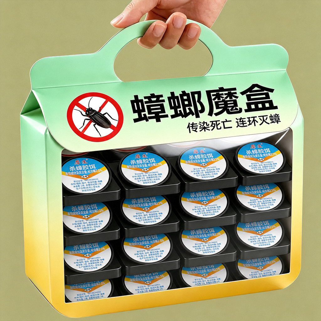 30枚装正品蟑螂药蟑螂屋魔盒
