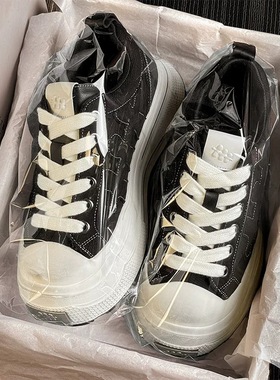 【明星同款】SHOOT BRAND重奏系列耐磨厚底帆布鞋男女潮流小脏鞋