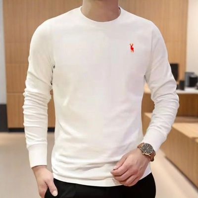 AF新款男士百搭休闲圆领T恤