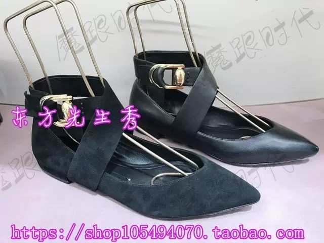 2023春夏新品LUNA SLP117083真皮平跟女单鞋