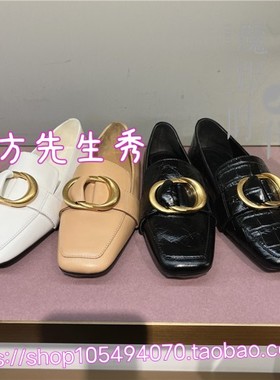 2022春季新品LUNA SLP122061平跟真皮浅口女单鞋