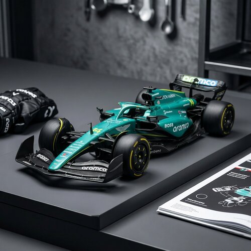 1:24阿斯顿马丁F1模型AMR23方程式合金拉力赛车情人节男生礼物车5