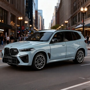 1:18正版授权宝马X5M合金汽车模型MBW高端5系越野合金车男孩礼物3