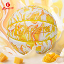 狂迷芒果冰篮球生日礼物男生7号女生6号儿童5号正品 学生专用蓝球