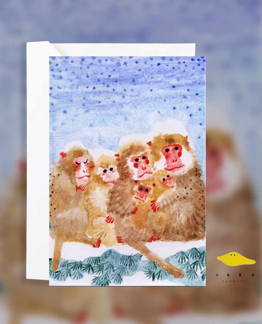 小鸟商店文艺清新纯手绘明信片