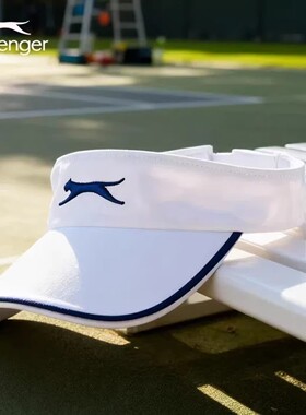 Slazenger史莱辛格网球帽运动遮阳帽太阳帽男女防晒棒球帽空顶帽