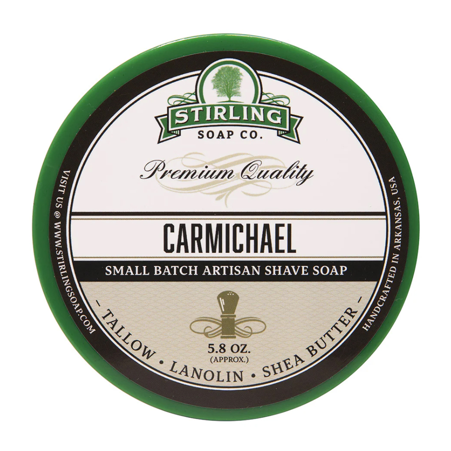 帝诗男士剃须皂斯特林剃须皂Carmichael 卡迈克尔刮胡泡沫皂