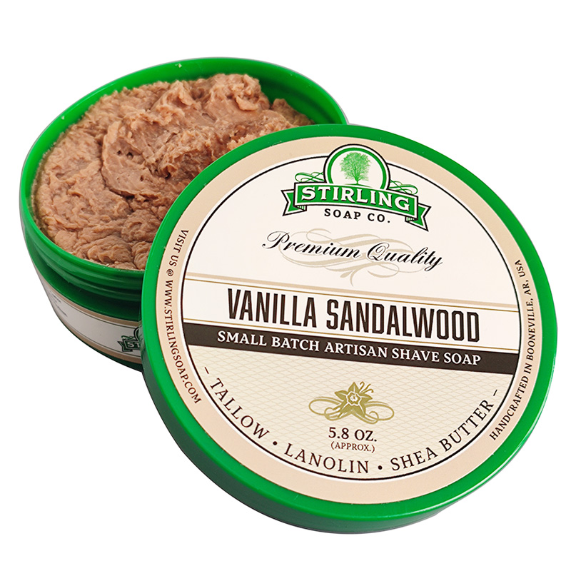 帝诗剃须皂VANILLA SANDALWOOD斯特林香草檀香味剃须泡沫皂