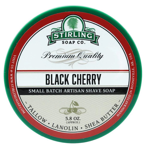 帝诗男士剃须皂斯特林剃须皂BLCAK CHERRY 黑樱桃刮胡泡沫皂