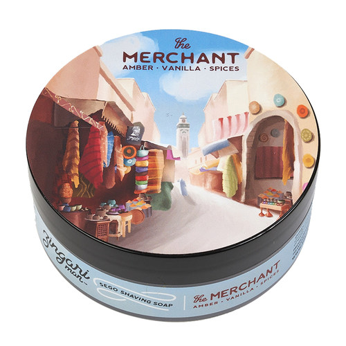 帝诗男士剃须皂辛佳里人MERCHANT商人剃须皂zingariman刮胡泡沫皂