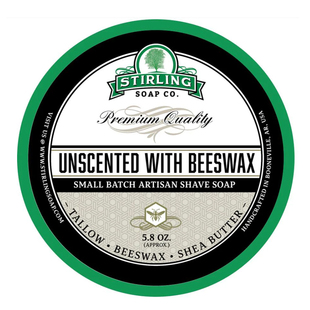 帝诗男士剃须皂斯特林剃须皂Unscented 蜂蜡无香刮胡泡沫皂