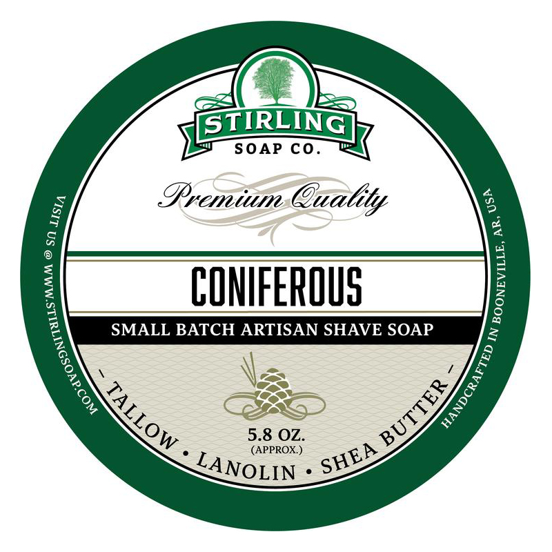 帝诗男士剃须皂斯特林Coniferous 松柏剃须皂刮胡泡沫皂