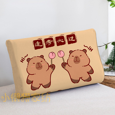 卡皮巴拉乳胶枕头专用枕套