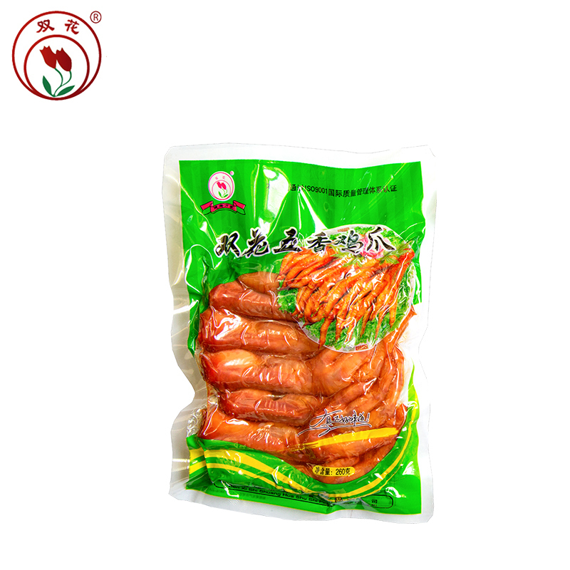 本溪特产卤味熟食双花牌熏鸡爪