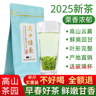2025明前毛峰陕西汉中炒青绿茶