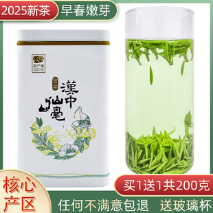 2025明前新茶叶陕西特产汉中仙毫午子仙毫绿茶高山雀舌礼盒装 200g