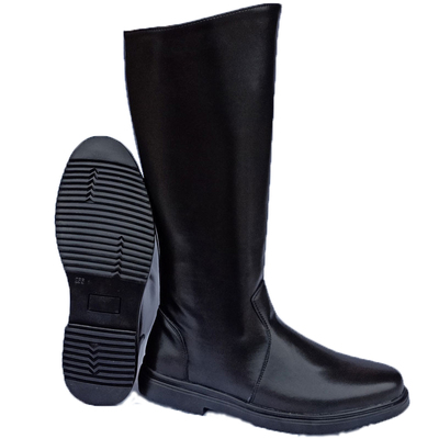 春秋男士仪仗队真皮阅兵靴